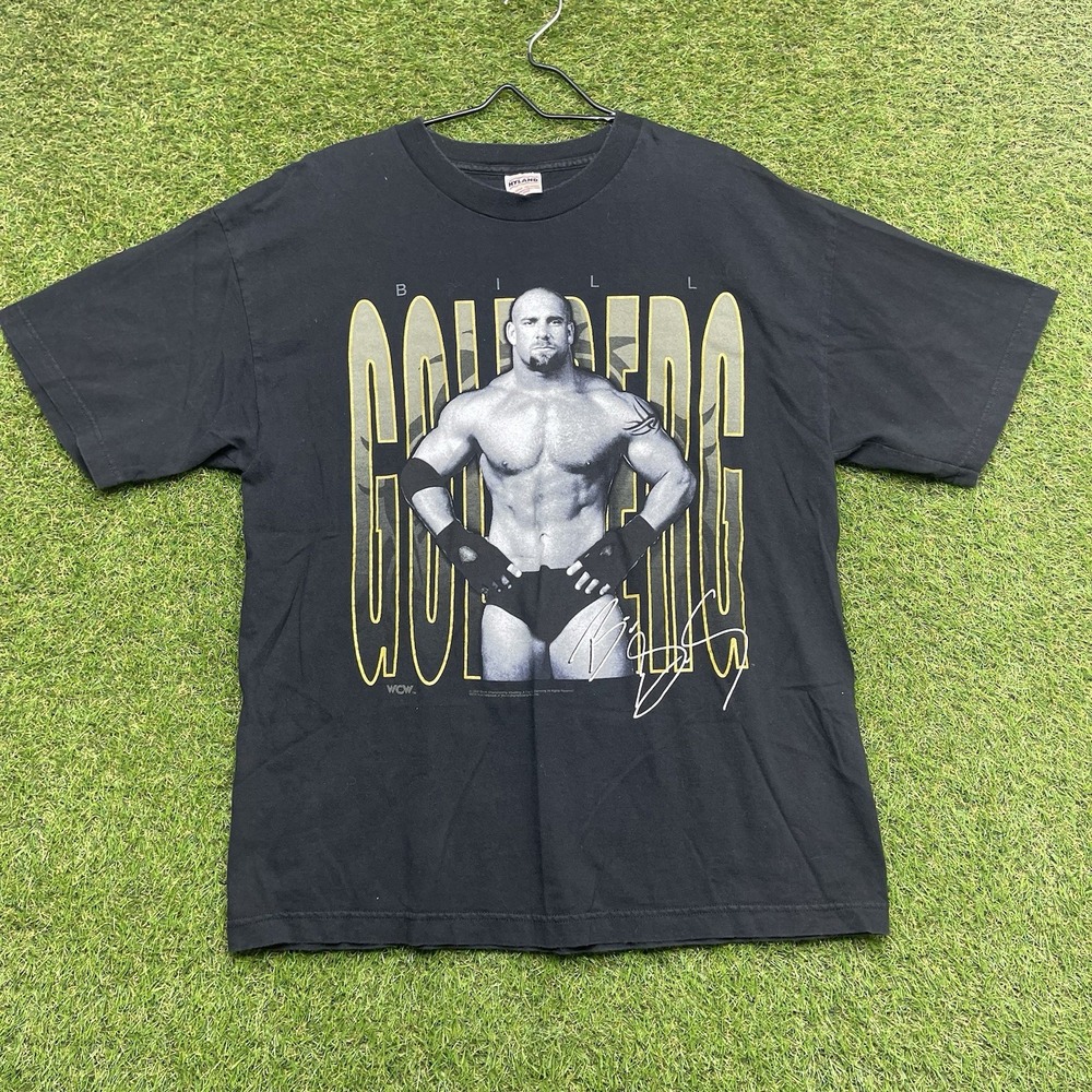 Vintage WCW Wrestling Shirt Mens XL Bill Goldberg World Championship NWO 90s